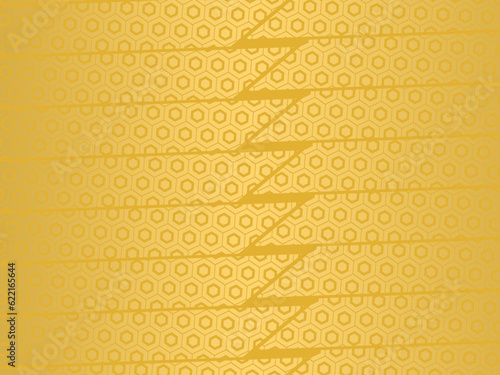 Gold metal texture steel background. Perforated metal sheet.