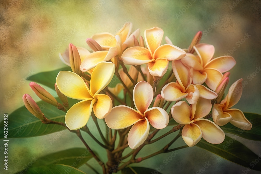 Fototapeta premium frangipani plumeria flower