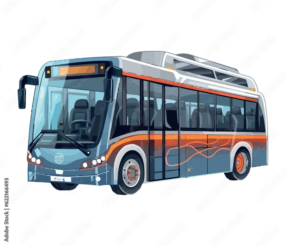 Tour bus illustration
