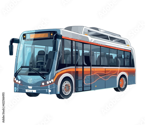 Tour bus illustration