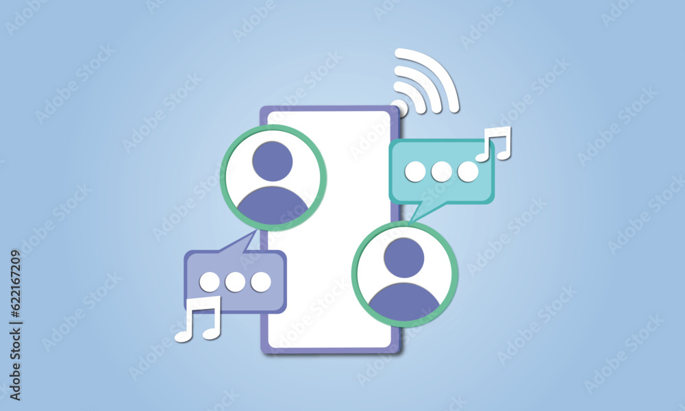 Online Chat Vector Icon Online Chat Vector Icon