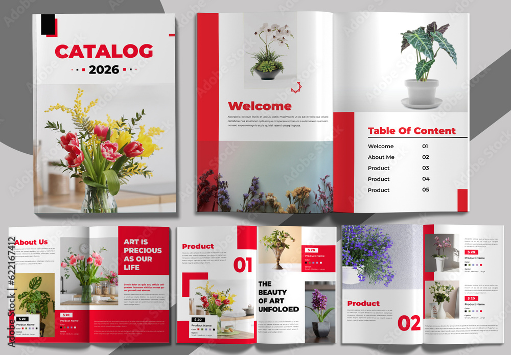 Nature Catalog Stock Template Adobe Stock