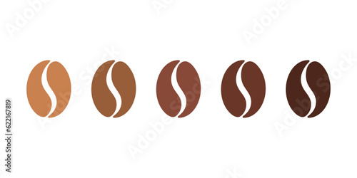Leinwand Poster Coffee roasting symbol vector illustration.