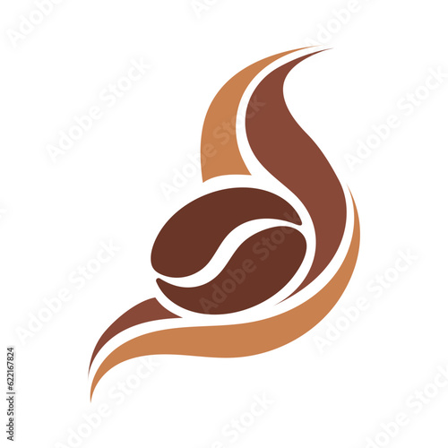 Coffee roasting symbol vector illustration.