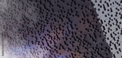 pixel background cube square texture pixel pattern wallpaper dark geometric mosaic abstract block cube 3d illustration