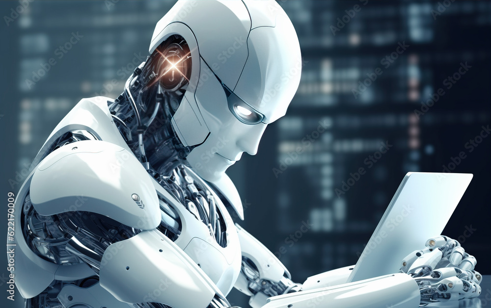 Artificial intelligence robots for operating computers,created with generative ai tecnology. Artificial intelligence robots for operating computers,created with generative ai tecnology.