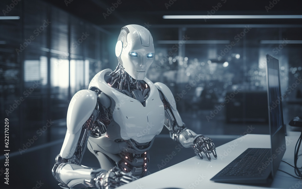 Artificial intelligence robots for operating computers,created with generative ai tecnology. Artificial intelligence robots for operating computers,created with generative ai tecnology.