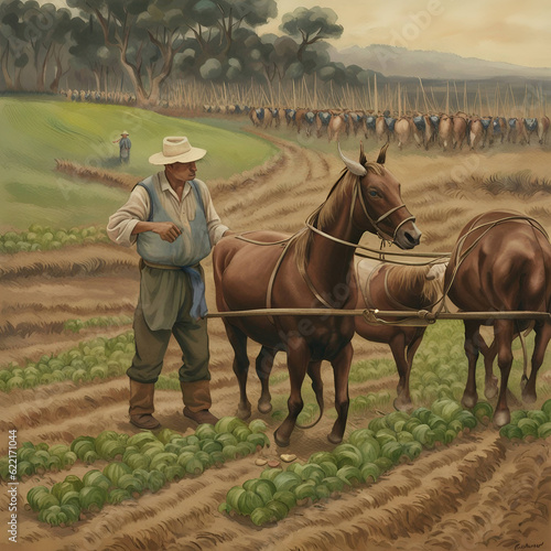 working farmer