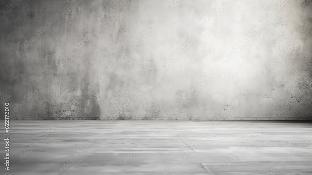 concrete walls and gray concrete floors Generative AI concrete walls and gray concrete floors Generative AI