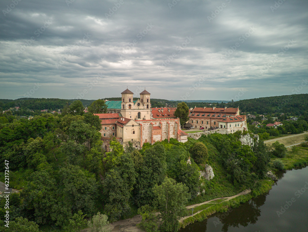Fototapeta premium Monastery buildings in Tyniec, Poland.