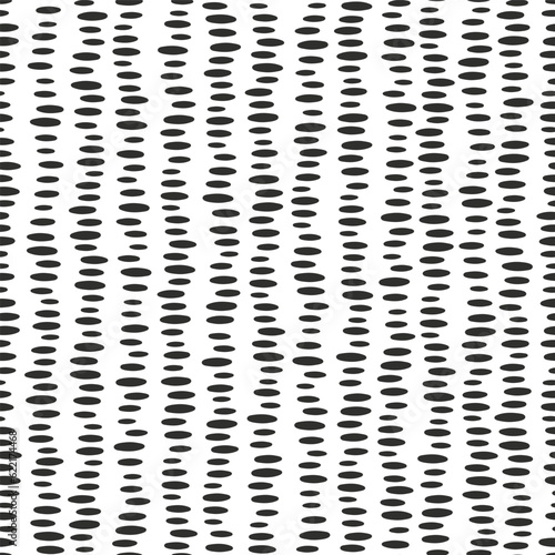 Abstract line background pattern. Vector black and white seamless design texture of hand drawn doodle stripe.