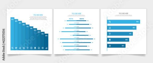 Comparison Chart and Progress Bars Infographic Design Template