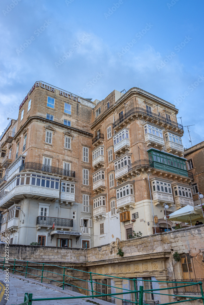 Fototapeta premium Valletta, Malta - December 23 2022 