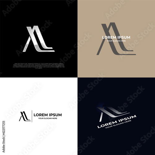Vector Logo Initial AL