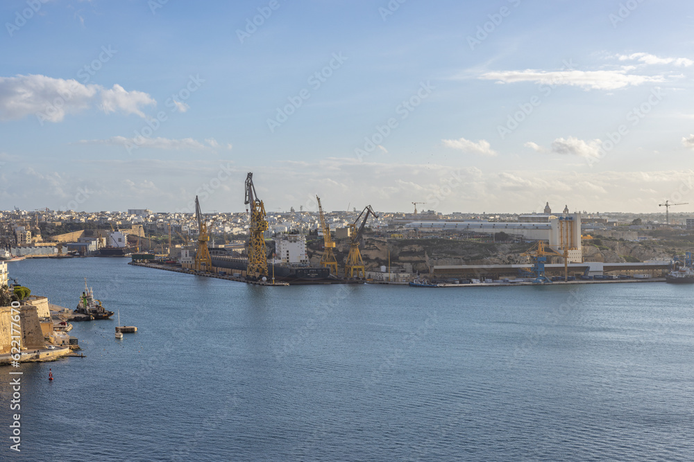 Fototapeta premium Valletta, Malta - December 23 2022 