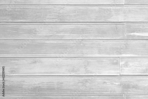 Old white wooden plank wall texture background