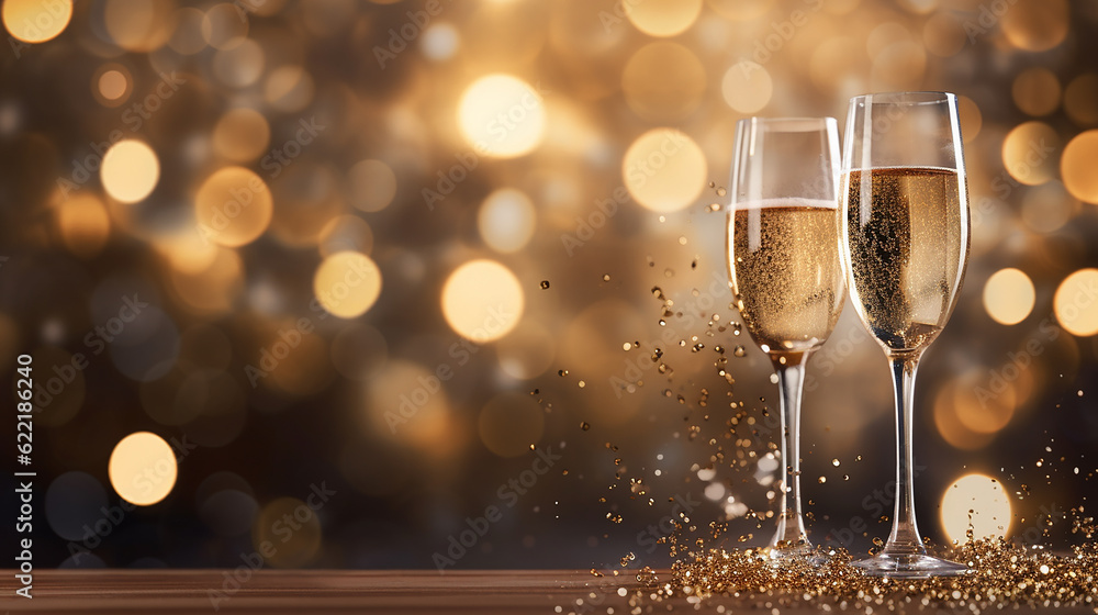 The allure of champagne, with its effervescent fizz and shimmering bubbles. Generative AI The allure of champagne, with its effervescent fizz and shimmering bubbles. Generative AI