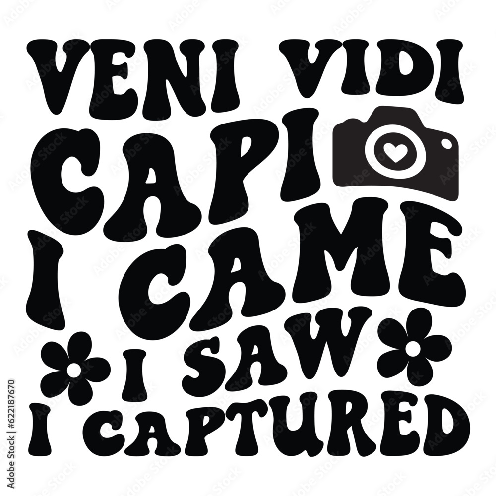 Veni vidi capi I came I saw I captured Retro SVG Veni vidi capi I came I saw I captured Retro SVG