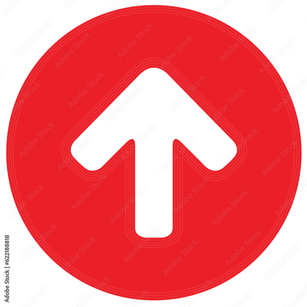 arrow sign on red circle for direction ,one way. symbol vector illustration arrow sign on red circle for direction ,one way. symbol vector illustration