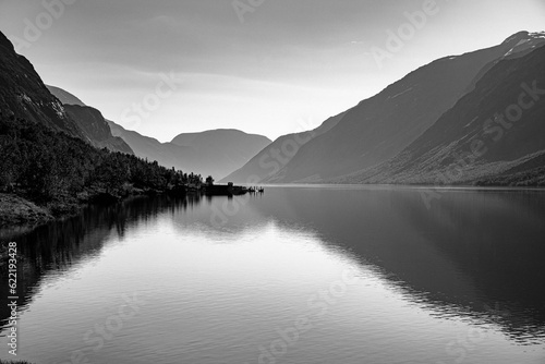 calm lake in the mountains