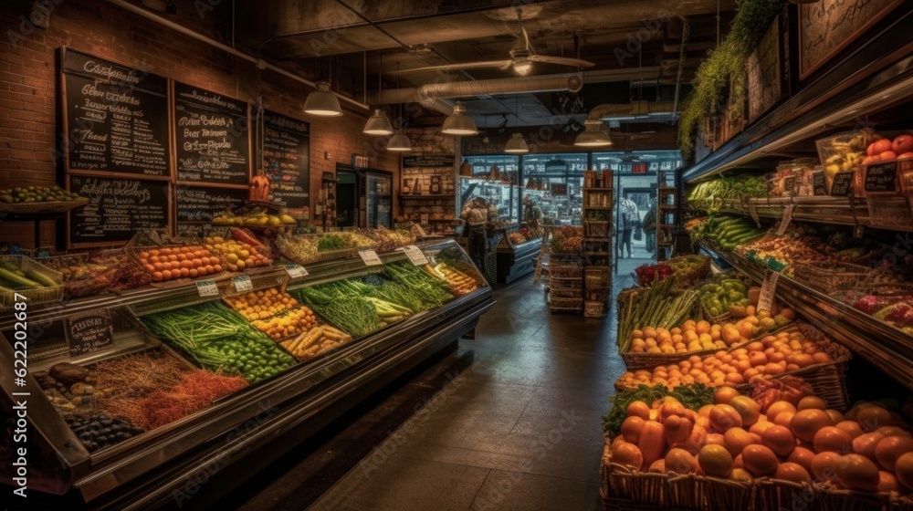 Delicious Offerings: Exploring a World of Freshness, Flavors, and Choices at Your Local Market, generative AIAI Generated