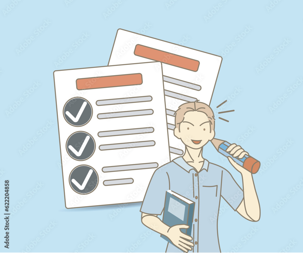 Copywriting, writing icon. Creative writing and storytelling, education concept. Writing education concept. 2d vector illustration. Copywriting, writing icon. Creative writing and storytelling, education concept. Writing education concept. 2d vector illustration.