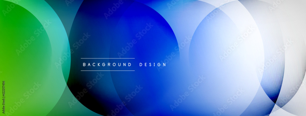 Light geometric abstract background with lines, circles Light geometric abstract background with lines, circles