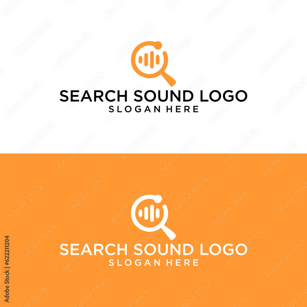 Obraz premium search sound logo