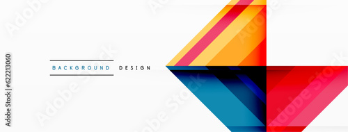 Visually captivating background design showcasing dynamic geometric lines, triangles, and squares. This composition blends precision and movement, creating an engaging graphic with a modern aesthetic