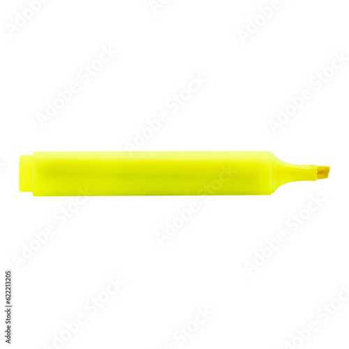 Принти на полотні yellow highlighter or marker pen, isolated