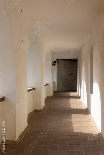   orridor in the old building