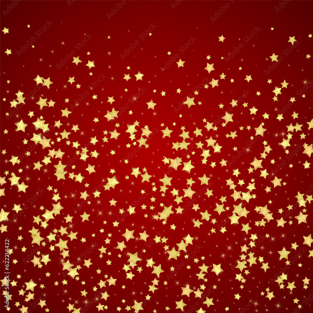 Magic stars vector overlay. Gold stars scattered Magic stars vector overlay. Gold stars scattered