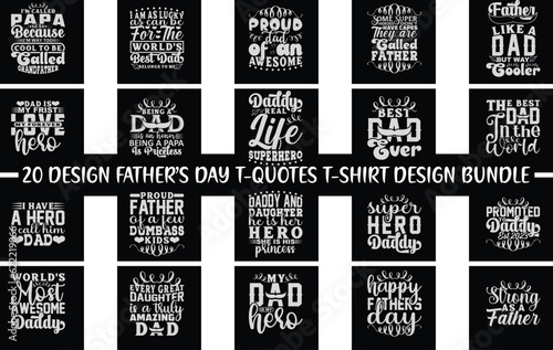father’s day t-quotes t-shirt design bundle