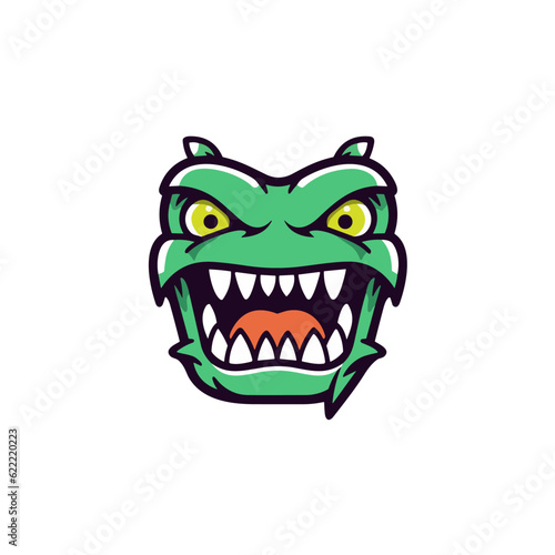 Whimsical Funny Monster Logo Vector Playful and Creative Illustration for Branding, Gaming, and Children's Designs