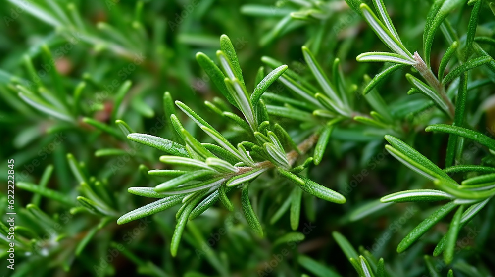Obraz premium rosemary background collection of healthy food fruit and vegetables, natural background of fresh rosemary representing concept of organic vegetables , healthy eating, fresh ingredient