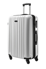 suitcase for travel isolated on transparent background . travel concept. 