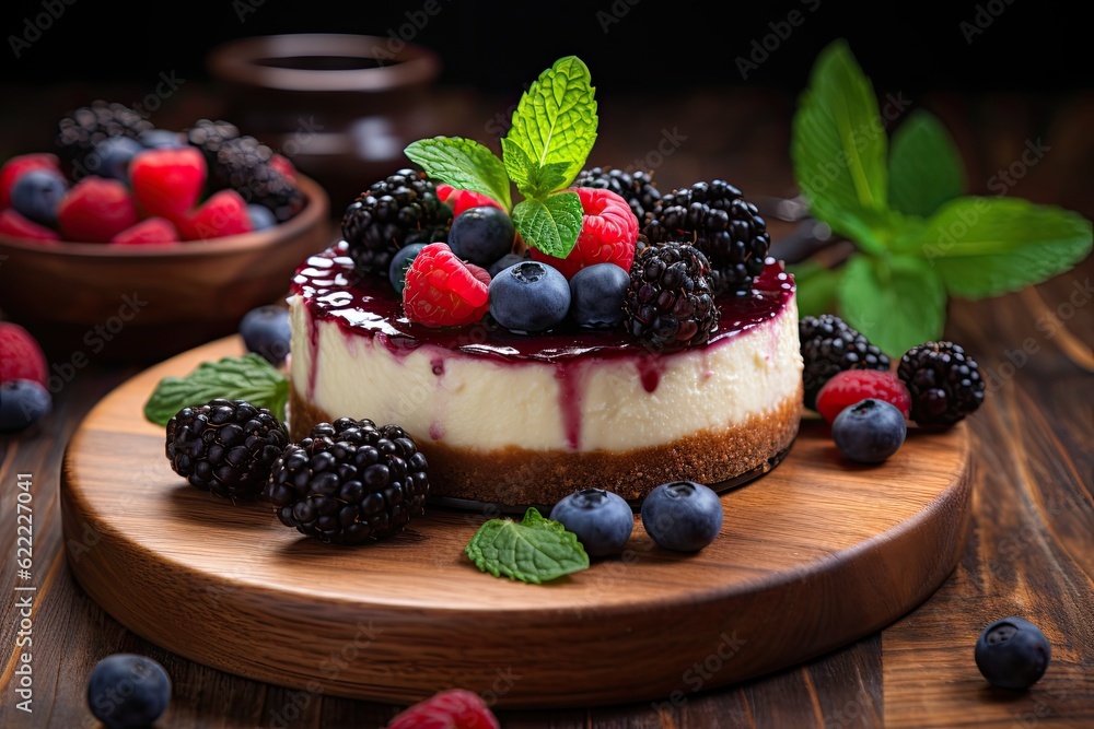 aspberry and blueberry cheesecake aspberry and blueberry cheesecake