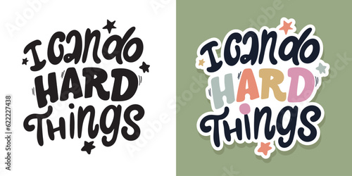 Handwritten lettering quotes, unique typography design element for greeting cards, decoration, prints and posters.