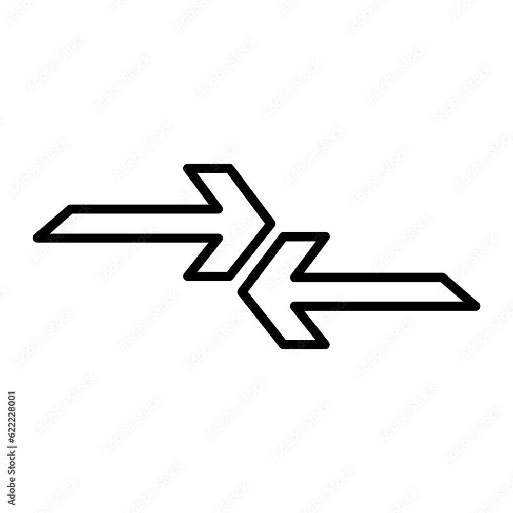 Left Arrow Thin Line Icon Left Arrow Thin Line Icon