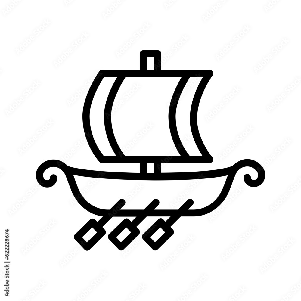Black line icon for Galley Black line icon for Galley