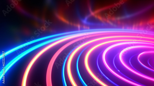 Abstract neon lights background