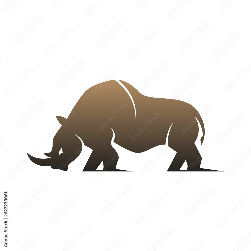 Rhino logo icon design