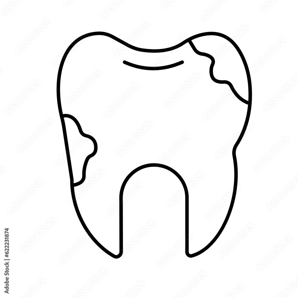 Bad teeth Vector Icon
Bad teeth Vector Icon