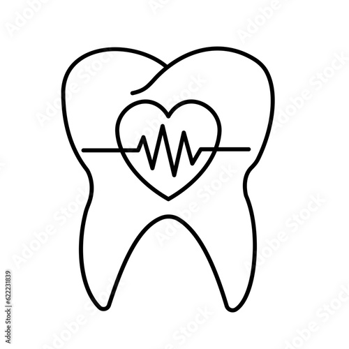 Teeth pain Vector Icon

