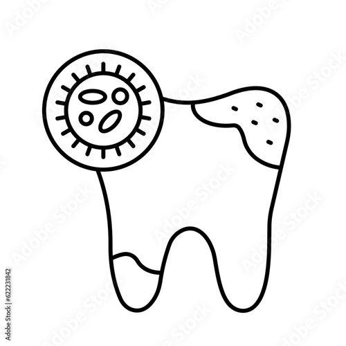 Pulpitis Vector Icon

