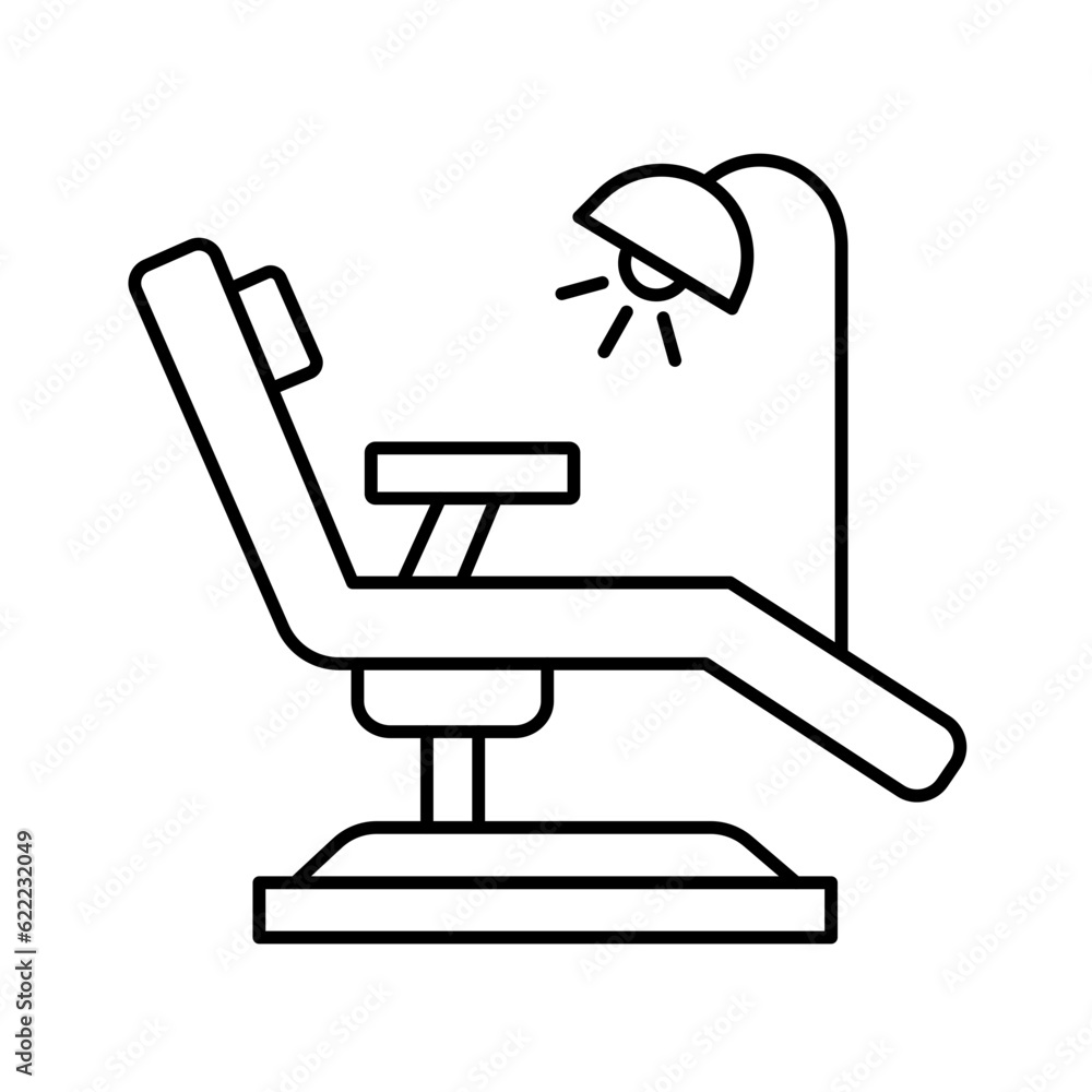 Dental chair Vector Icon
Dental chair Vector Icon