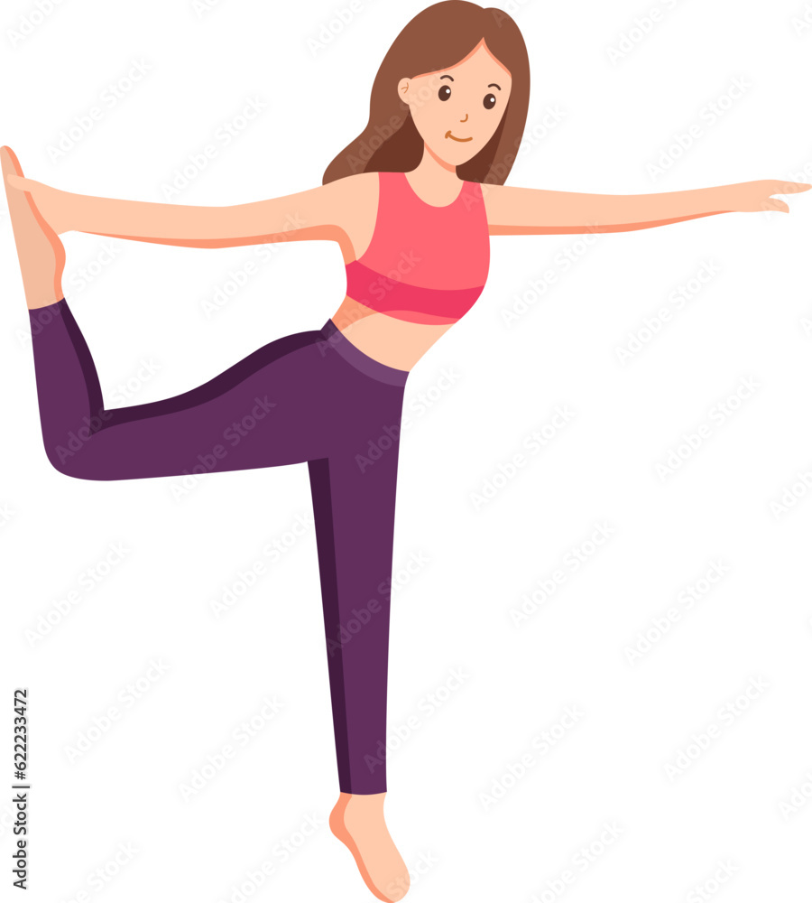standing yoga asana pose