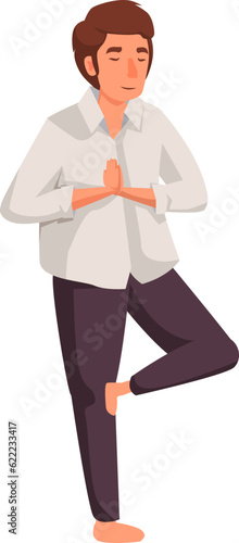 tree yoga asana pose