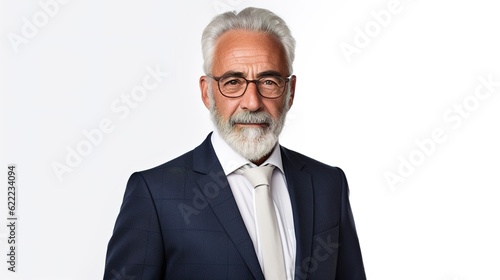portrait of a businessman, CEO, Manager on white background © WS Studio 1985