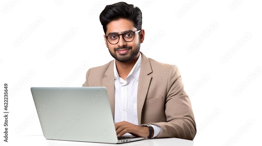businessman working on laptop computer businessman working on laptop computer